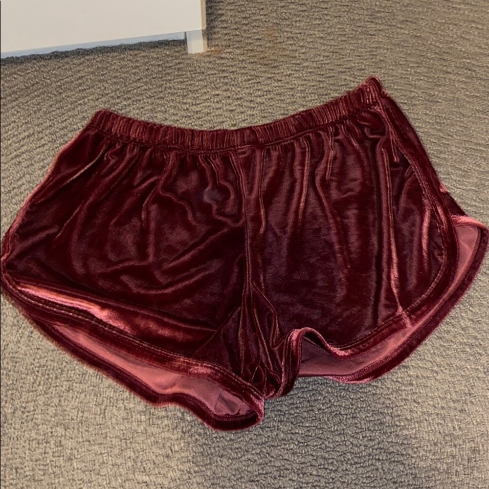 Red velvet brandy Melville shorts